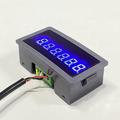 China Indoor industry 6-bit Blue RS485 serial port meter led MODBUS-RTU segment digital tube display waterproof for sale