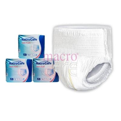 China MacroCare Incontinence Plain Weave Disposable Adult Diaper, Incontinence Underwear for sale