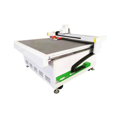 China Leather CNC Oscillating Trimming Fabric Knife Tangential Cutting Machine for sale