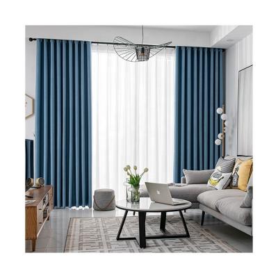 China Blackout Blackout Blackout Curtain Fabric 32 Full Of Light Wholesale Luxury Loyal Linen Curtains For Living Room for sale