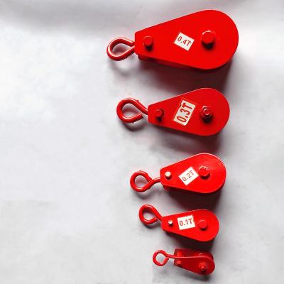 China Factory High End Technology Manufacturing Single Wheel Lifting Block for sale