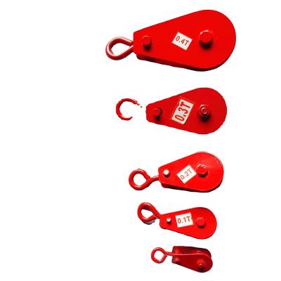 China New Fashion Factory C002 Comfortable Alloy Steel Single Wheel Lifting Pulley for sale
