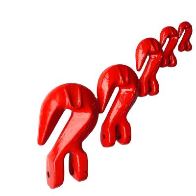 China Hot Selling Good Quality G80 Mining Horn Winged Attacking Alloy Steel Revolving Carabiner Hook for sale