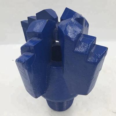 China Alloy Steel 4 Blades Step Drag Bit Bore Well Drill Bit Wear Resistant for sale