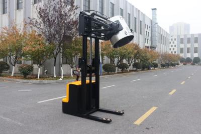 China Electric Stacker Forklift Truck for Gripping Drum Clamping Weight 300 KG Lifting Height 2000 mm for sale