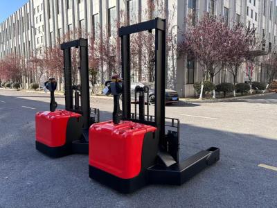 China Battery-powered Forklift Pallet Stacker Jack Electric Warehouse Forklift Rated Load 3 Tons for sale