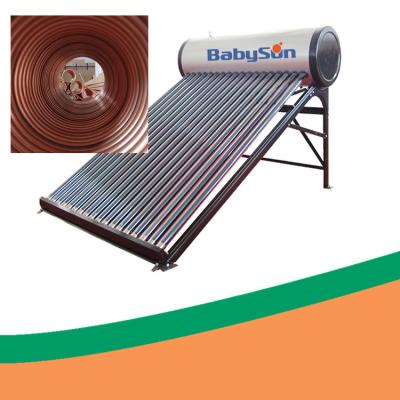 China INMETRO 200 do cobre litros de água solar Heater For Slope Roof da bobina à venda