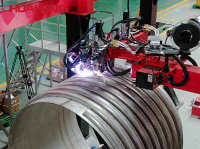 China HUAHENG Dual-TIG Halbrohr-Umlaufnahtschweißen für zylindrische Gefäße zu verkaufen
