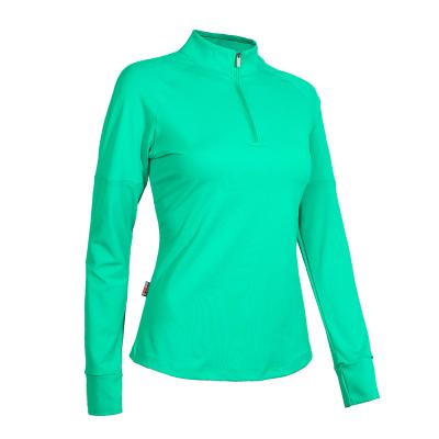 China Breathable Women Long Sleeve Jacket Thumb Hole Workout Running Yoga Shirt for sale