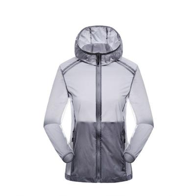China Customized Slim Long Sleeve Womens Summer Sun Protection Breathable Clothing With Hood for sale