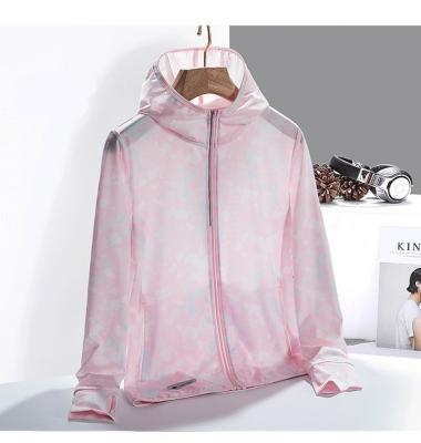China Long sleeve breathable thin hooded UPF 50+ summer sun protection UV clothing for women for sale