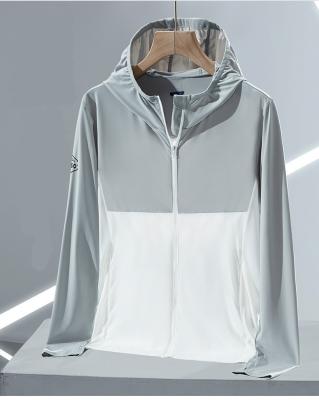China Wholesale Breathable Large Size UV Light Summer Unti Skin Hooded Sun-protective Coat Clothing For Men for sale