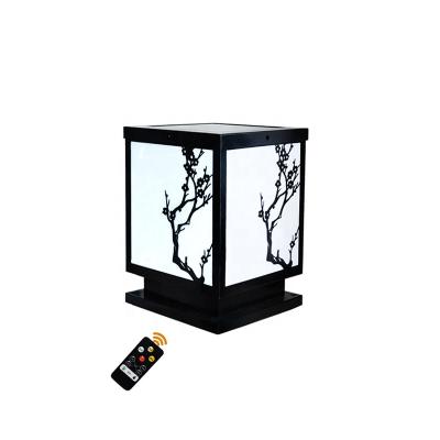 China Outdoor Garden 10W Garden Lamp With Motion Sensor Light LED Solar Stigma Lamp Remote Control for sale