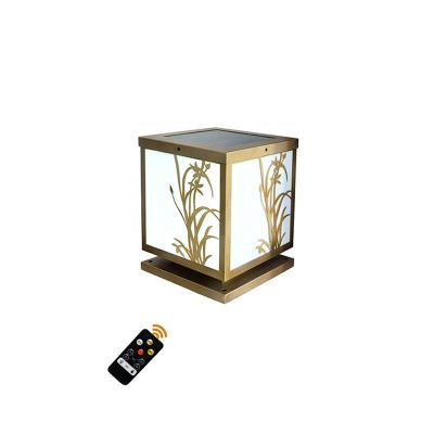 China Factory Wholesale Waterproof IP65 Solar Powered LED Garden Gate Lights Solar Pillar Gate Light Gate Light for sale