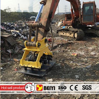 China BEIYI BYKC04 excavator mounted hydraulic vibro plate compactor vibrating compactor for sale