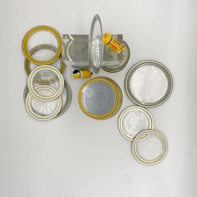 China Food grade child safe packaging 300# diameter 73mm new transparent easy type peel off end easy open ends makers for sale