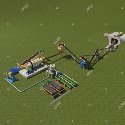 China Complete Line 15 TPH Hard Rock Gold Ore Gold Mining Machinery Plant Rock Gold Ore Processing for sale