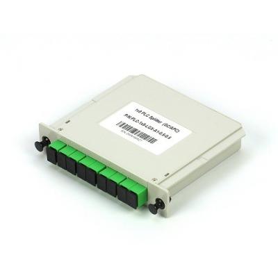 Cina separatore a fibra ottica dello SpA della cassetta di singolo modo G657A1 LGX di 1x8 SC/APC in FTTx in vendita