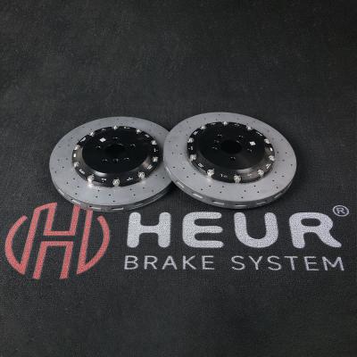 China Heur Brake Carbon Ceramic Disc For Mercedes Benz S63 W216 W217 Upgrade 410*32mm rear Set for sale