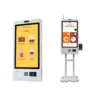 China Ethernet verbundener automatischer Service-Kiosk mit Barcode-Scanner-Selbsteinrichtungskiosk-Geldautomatenkartezahlungen zu verkaufen