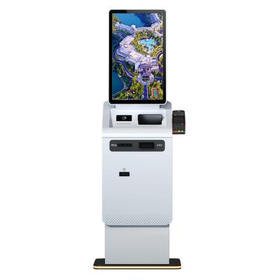China Selbstbedienungskiosk Touchscreen Kassenregister POS-System Bargeld-Recycling-Kartendosierer Zahlungskiosk-Terminal zu verkaufen