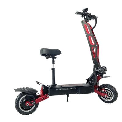 China Electric Scooters 80km/h Unisex 5600W 60V Double Motors With 20Ah Lithium Battery for sale