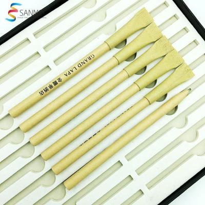 China Customizable Paper Rolling Pen Customizable 100% Recycled Paper Pen for sale