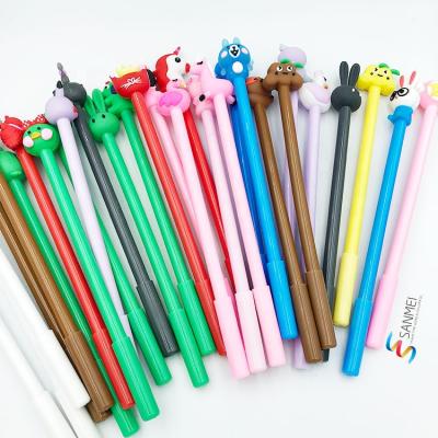 China Cute unicorn cartoon gel pen kawaii school student gift kids office supplier normal stationery supplies for sale