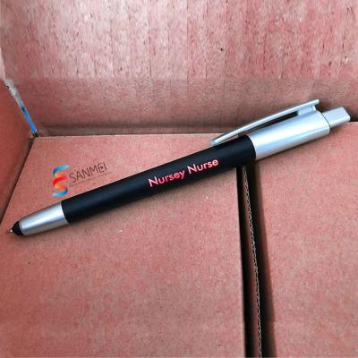 China Promotional Led Pen light up kugelschreiber ballpen pen logo promotion gift custom made pen for sale