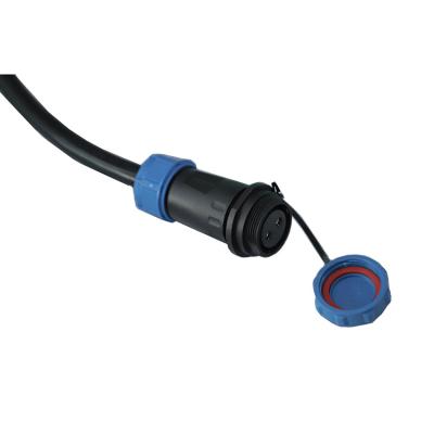 China Aviation Connector Easy Installation TS17 2pin Outdoor Waterproof Plastic IP68 Connectors With Panel Mount For Industrial Device Power Signal for sale