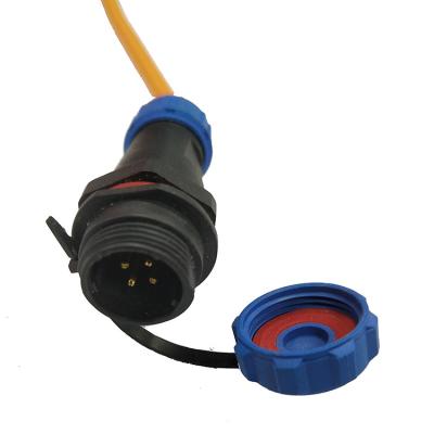 China Easy Installation Aviation Connector GM17 Male Plug With Waterproof Plastic Female Socket Wire Panel Connector 3 Pin For AC DC Signal LED for sale
