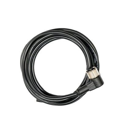 China Circular Connector 5pin Aviation Male Plug IP67 Waterproof 90 Degree Angled Sensor M8 5Pin Circular Molding Connector for sale