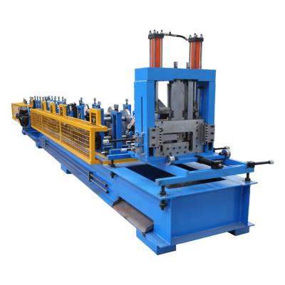 China Construction works Full Auto C Z Purlin Heavy Duty Steel Roll Forming Machine C Z Steel Channel Making Machine for sale