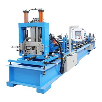 China Construction works Full Automatic 80-30MM Steel C purlin roll forming machine C purlin machine C channel machine for sale