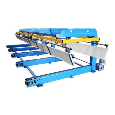 China Hot Selling High Speed 4-8 Meters Fully Automatic ROOF Stacker Used For Metal Roofing Sheet Roll Forming Machine for sale