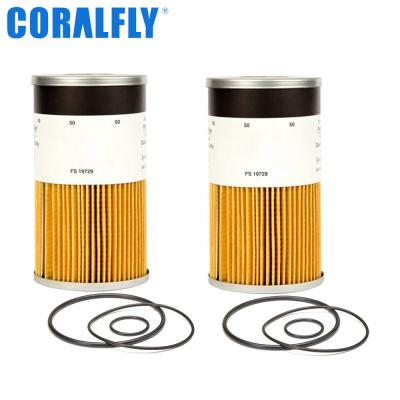 China Standard Size Diesel Engine Fuel Filter CORALFLY Fs19729 for sale