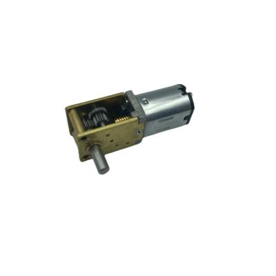 China Totally Enclosed N20 N30 Mini Worm Gear Motor China DC 12v Low Speed Worm Gear Motor 12v for sale