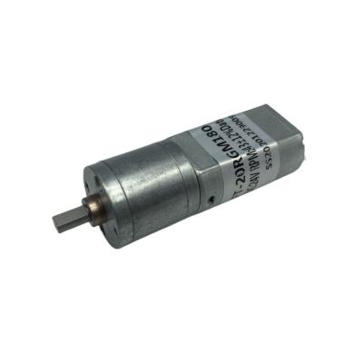China Customized DC 12v Speed Reduction Gearbox 20mm Tooth Totally Enclosed Gearbox With 180 Carbon Brush Motor Drone Motor for sale