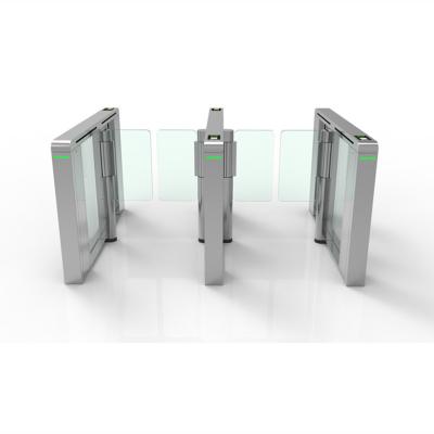 China Security Access Control Management LD-S701 Swing Barrier For Supermarket Speed Turnstile Slim Gate for sale