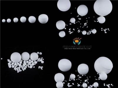 China Wear Resistant White Alumina Ceramic Balls Size 13-90mm for sale