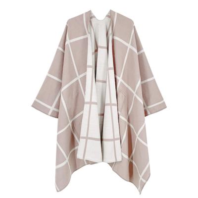 China Wholesale Fashionable Winter Warm Soft Pashmina Scarves Shawl Blanket Plaid Scarf for sale