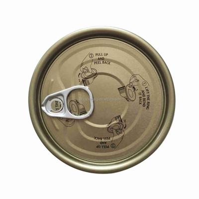 China 1. High temperature resistance 2. Corrosion resistance Factory direct environmental protection reusable ring hole pulling tinplate easy opening lid for sale