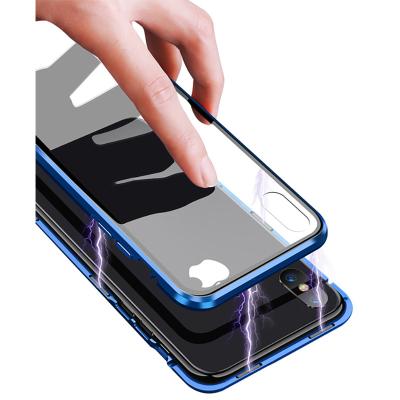 China 50pcs Free Shipping Anti-fall Phone Case Smartphone Case Cell Phone 360 Strong Magnetic Cover For Huawei Mate 40 P40 Pro Pro+ for sale