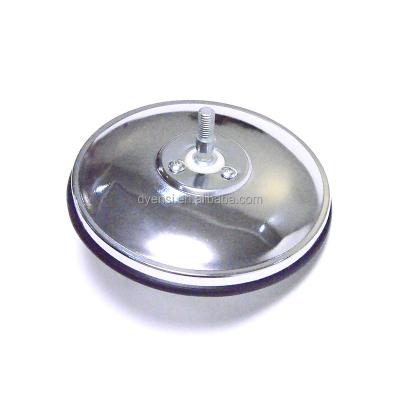 China Non Shatter Shatterproof Car Truck Mirror Round Small Round Convex 5inch 6inch Vehicle Checking Panoramic Mirror Chrome for sale