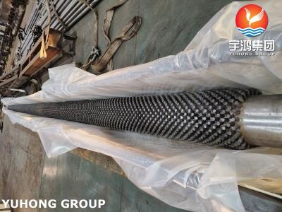 China High Frequency Welding HFW Carbon Steel Studded Finned Tubes for Furnace High-Performance for sale