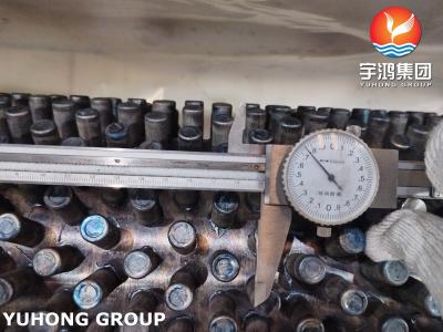 China ASTM A106 Gr.B Studded Tube With Carbon Steel Studs For Refinery Air Cooler for sale