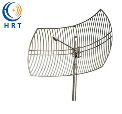 China Aluminum alloy 5GHz 5.3GHz 5.8GHz 30dbi wifi grid high gain outdoor satellite dish antenna for sale