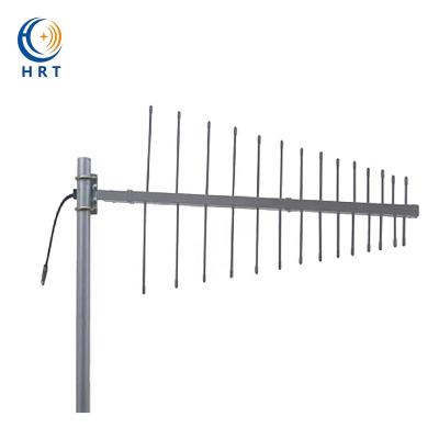 China UHF LoRa Broadband 230~960MHz 12dbi LPDA VHF Outdoor High Gain Yagi Communication Antenna 1450X630X65mm for sale