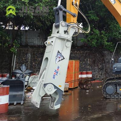 China Single Cylinder Hydraulic Rotating Concrete Scrap Shear For Excavator for sale