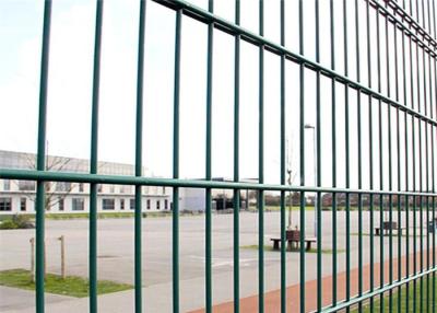 China 656 RAL 6005 Openlucht Dubbele Lijndraad die Op zwaar werk berekende Vlotte Oppervlakte schermen Te koop